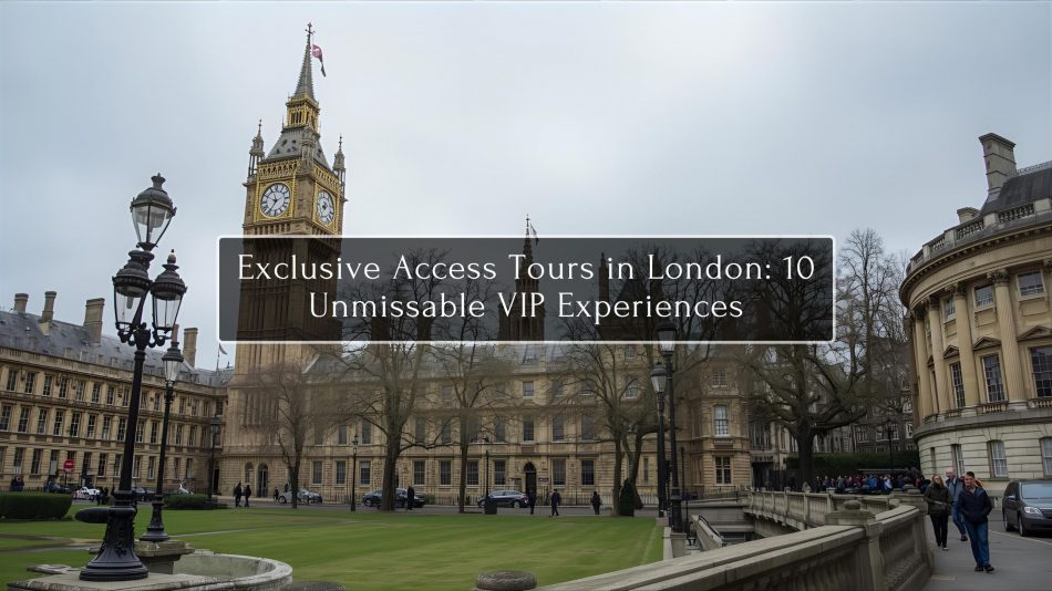 Exclusive Access Tours in London: 10 Unmissable VIP Experiences