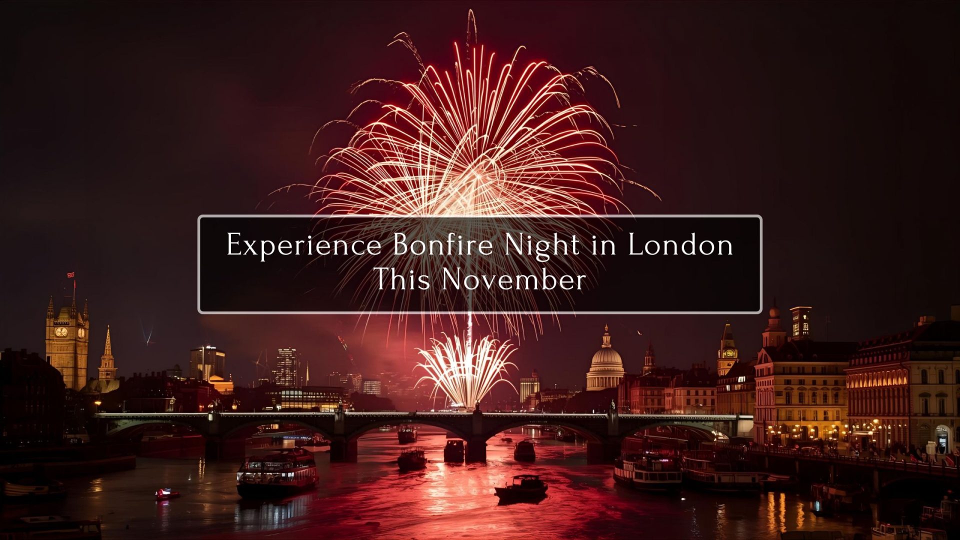 Experience Bonfire Night in London This November